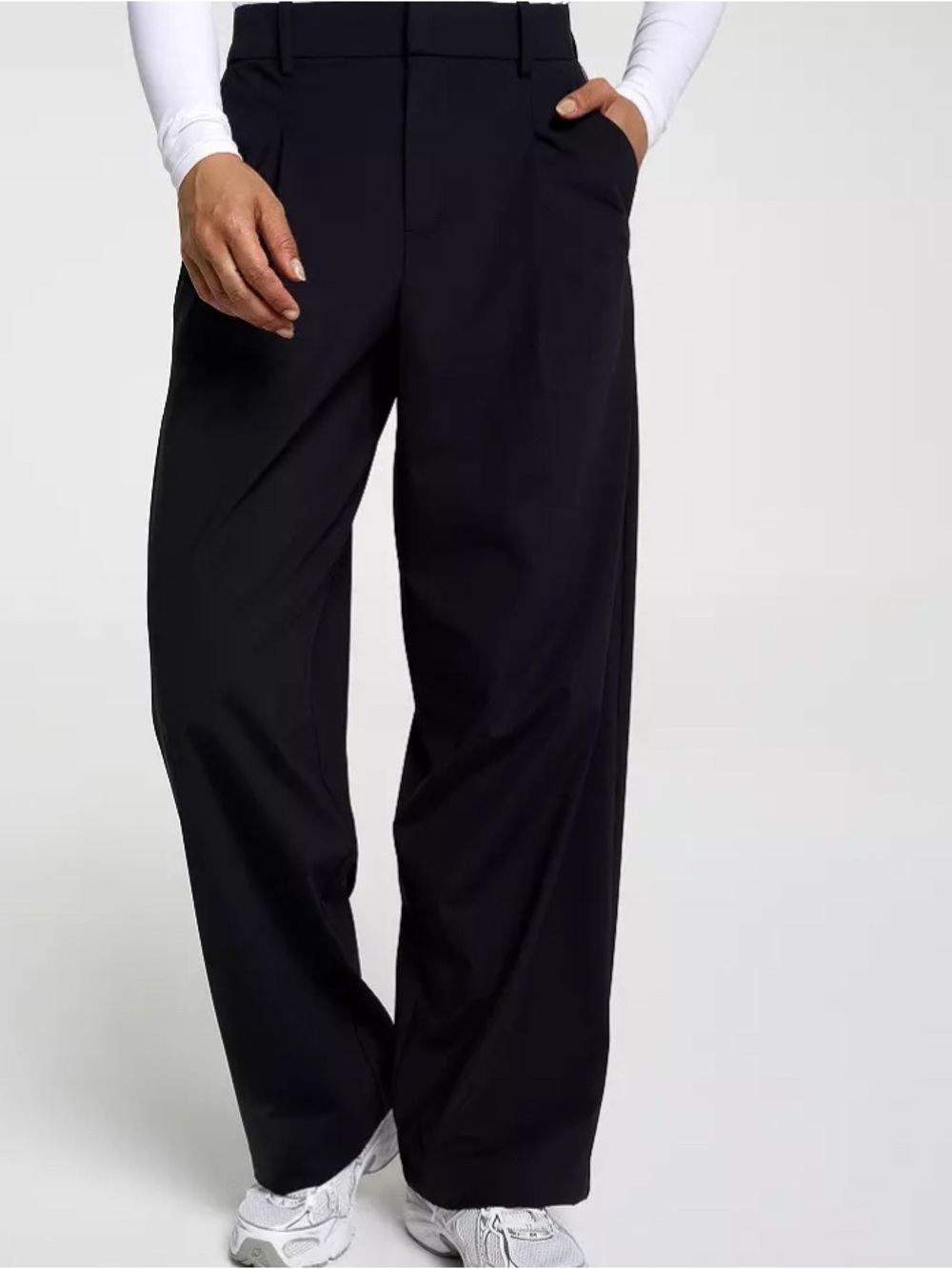 Calia Women's black Effortless TrueFlex Wide Leg Pant M